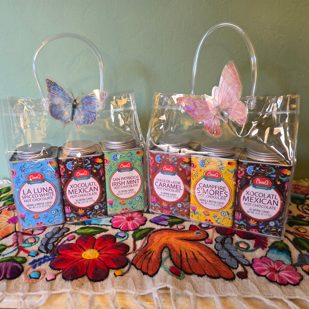 CasaQ Artisan Hot Chocolate Trio w/Tote