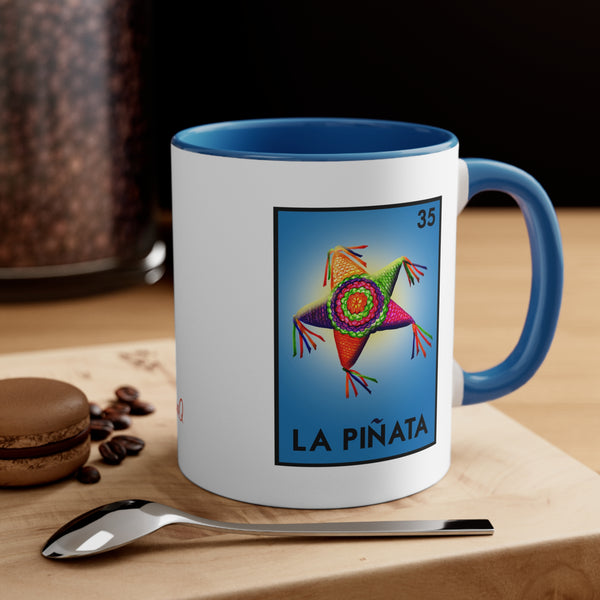La Piñata Loteria Mexican Bingo Coffee Mug, 11oz