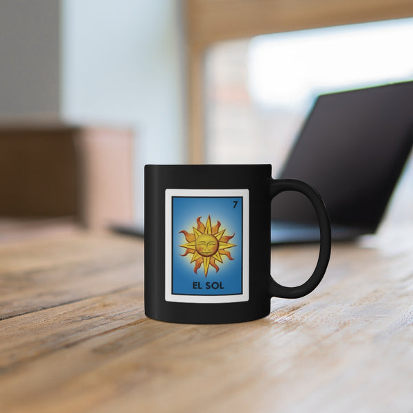 El Sol Sun Loteria Mexican Bingo 11oz Coffee Mug