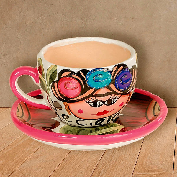 Frida Kahlo Coffee Cup & Saucer Set