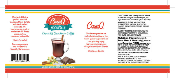 CasaQ Mocha de Olla: Mexican Hot Chocolate & Cinnamon Coffee