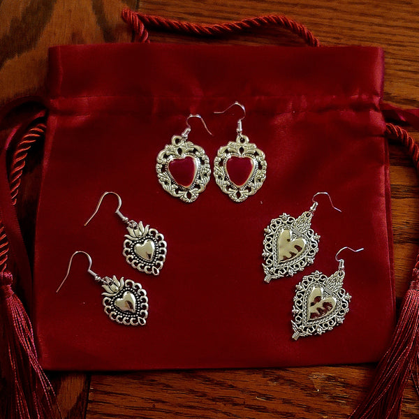 Sacred Heart Earring Collection