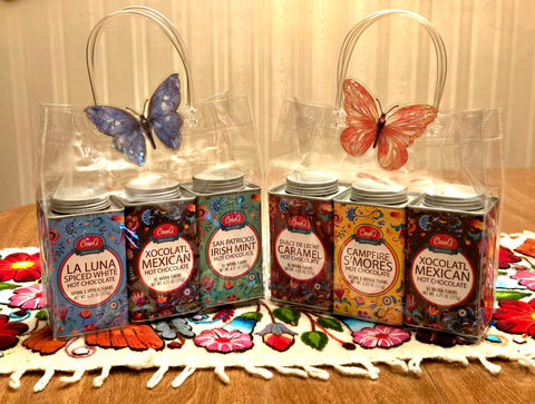 CasaQ Artisan Hot Chocolate Trio w/Tote