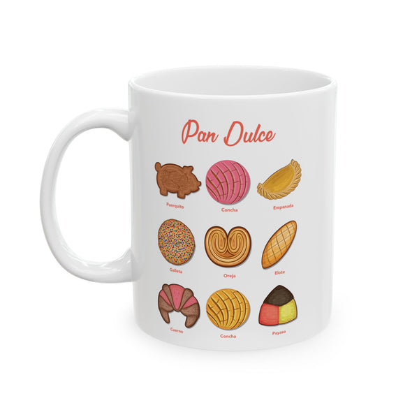 Pan Dulce Chart Ceramic Mug 11oz