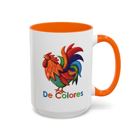 De Colores Rooster Coffee Mug, 11oz