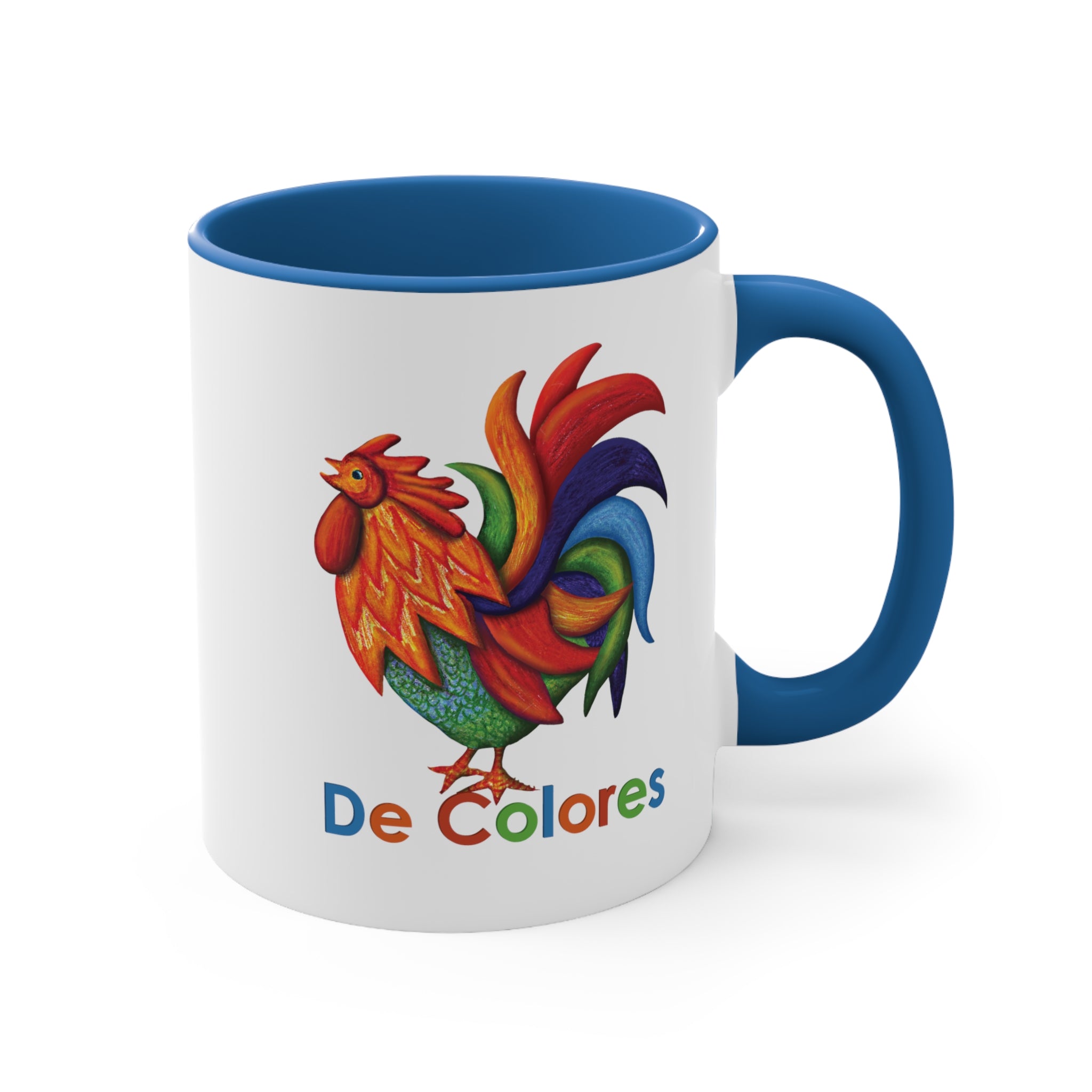De Colores Rooster Coffee Mug, 11oz