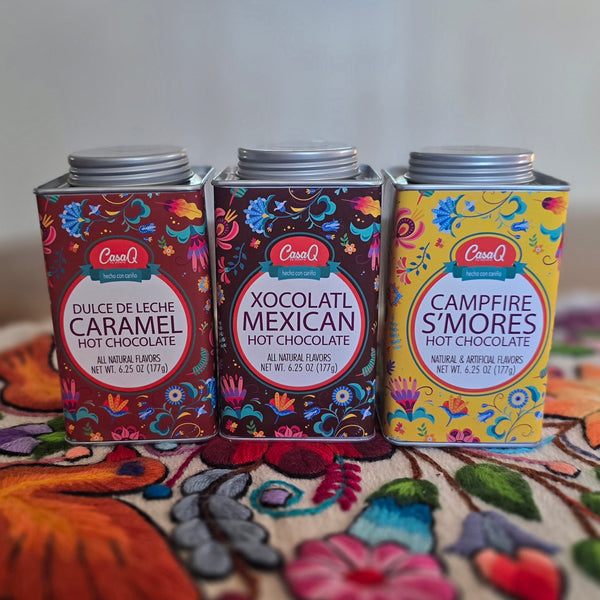 CasaQ Artisan Hot Chocolate Trio w/Tote