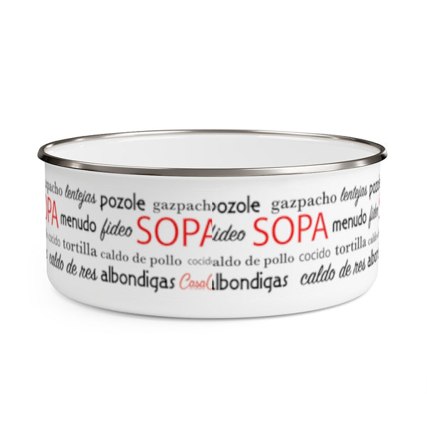 Sopa - Menudo Pozole Caldo Enamel Soup Bowl