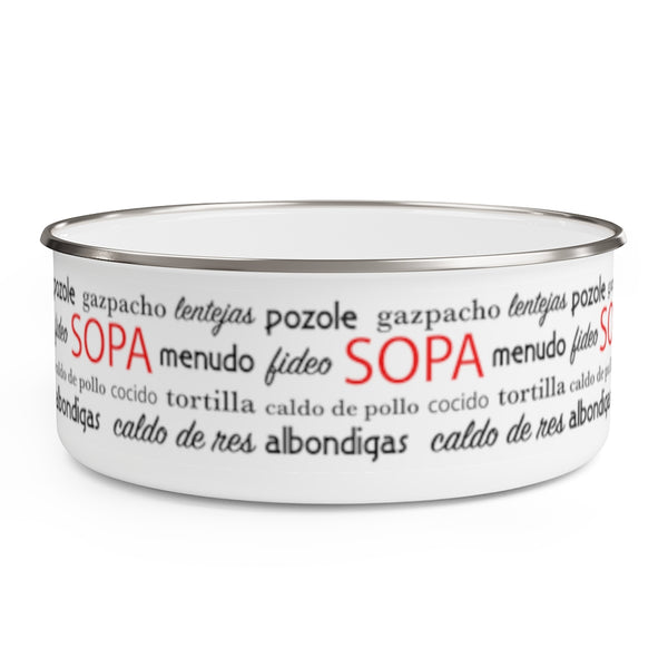 Sopa - Menudo Pozole Caldo Enamel Soup Bowl