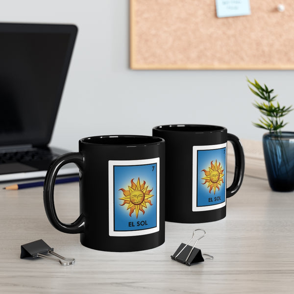 El Sol Sun Loteria Mexican Bingo 11oz Coffee Mug