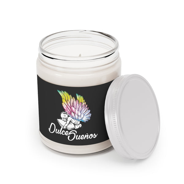Dulce Sueños / Sweet Dreams Angel Wings Aromatherapy Candles, 9oz (Black)
