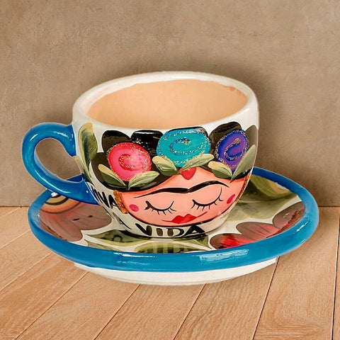 Frida Kahlo Coffee Cup & Saucer Set