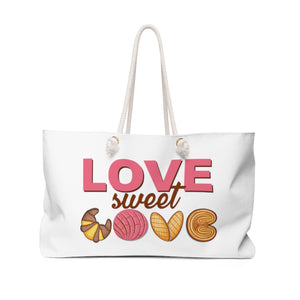 Love Sweet Love Pan Dulce Farmers Market Weekender Tote Bag