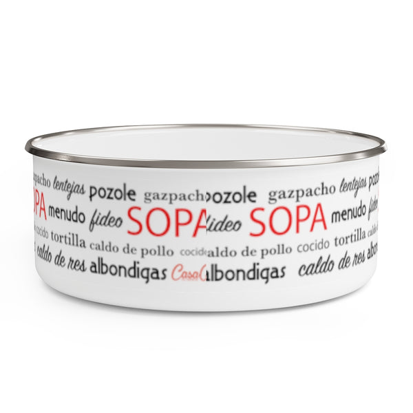 Sopa - Menudo Pozole Caldo Enamel Soup Bowl