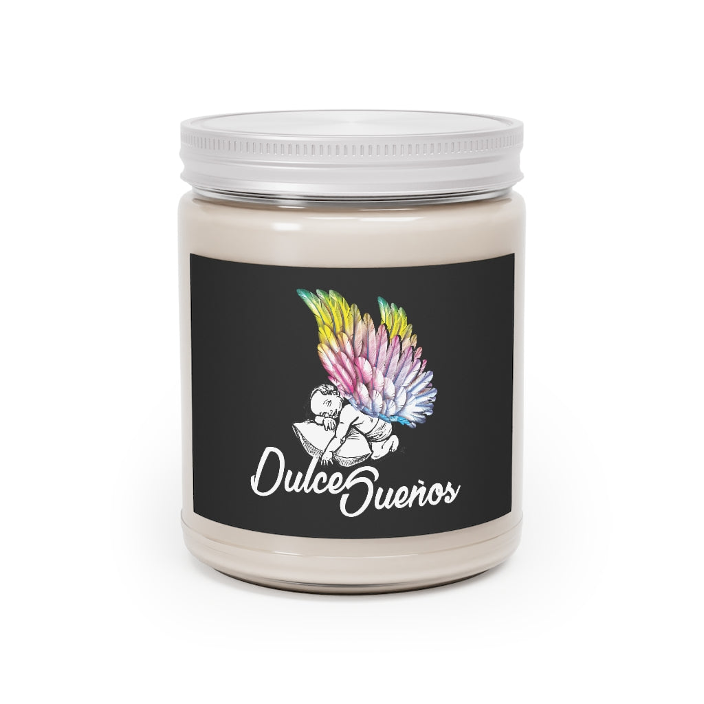 Dulce Sueños / Sweet Dreams Angel Wings Aromatherapy Candles, 9oz (Black)