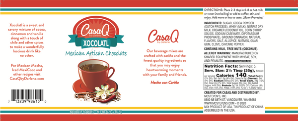 CasaQ Xocolatl - Mexican Artisan Hot Chocolate