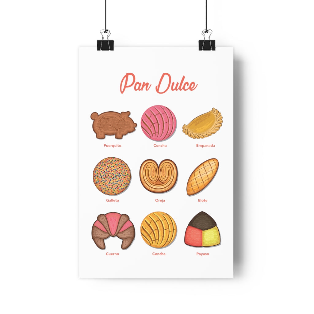 Pan Dulce Chart Giclée Art Print – CasaQ